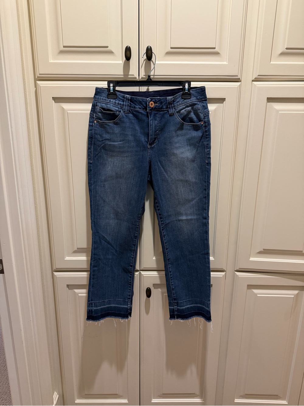Jag Jeans Cropped Ankle Denim in Dark Blue